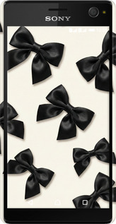 3D пластиковый глянцевый чехол Dark Coquette для Sony Xperia C4 E5333 - 6765c-295 изображение 