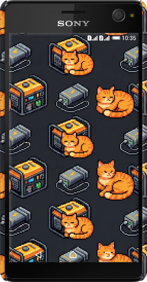 3D пластиковый матовый чехол Autonomous Zone для Sony Xperia C4 E5333 - 6771m-295 изображение 