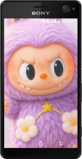 Силиконовый чехол Лабубу для Sony Xperia C4 E5333 - 6708u-295 изображение 
