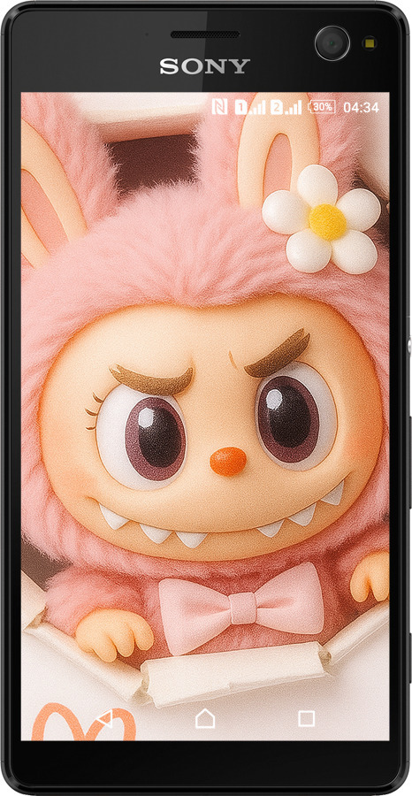 Силиконовый чехол Лабубу 2 для Sony Xperia C4 E5333 - 6710u-295 изображение 