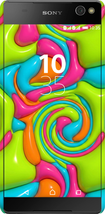 3D пластиковый матовый чехол Y2K Jelly Dream для Sony Xperia C5 Ultra Dual E5533 - 6780m-506 изображение 