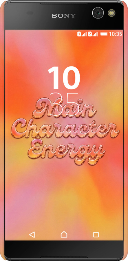 3D пластиковый глянцевый чехол Aura Gradient Main Character Energy Aesthetic Y2K для Sony Xperia C5 Ultra Dual E5533 - 6783c-506 изображение 