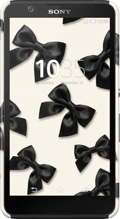 3D пластиковий глянцевий чехол Dark Coquette для Sony Xperia E4 Dual E2115 - 6765c-87 изображение 