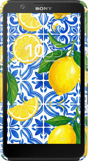 3D пластиковий глянцевий чехол Grocery Girl Italian Summer для Sony Xperia E4 Dual E2115 - 6766c-87 изображение 