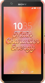 3D пластиковый глянцевый чехол Aura Gradient Main Character Energy Aesthetic Y2K для Sony Xperia E4 Dual E2115 - 6783c-87 изображение 