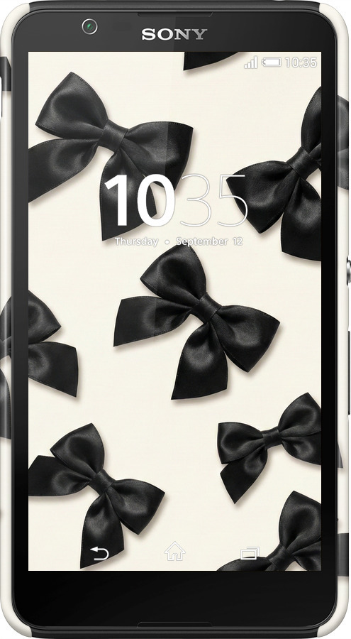 3D пластиковий глянцевий чехол Dark Coquette для Sony Xperia E4 Dual E2115 - 6765c-87 изображение 