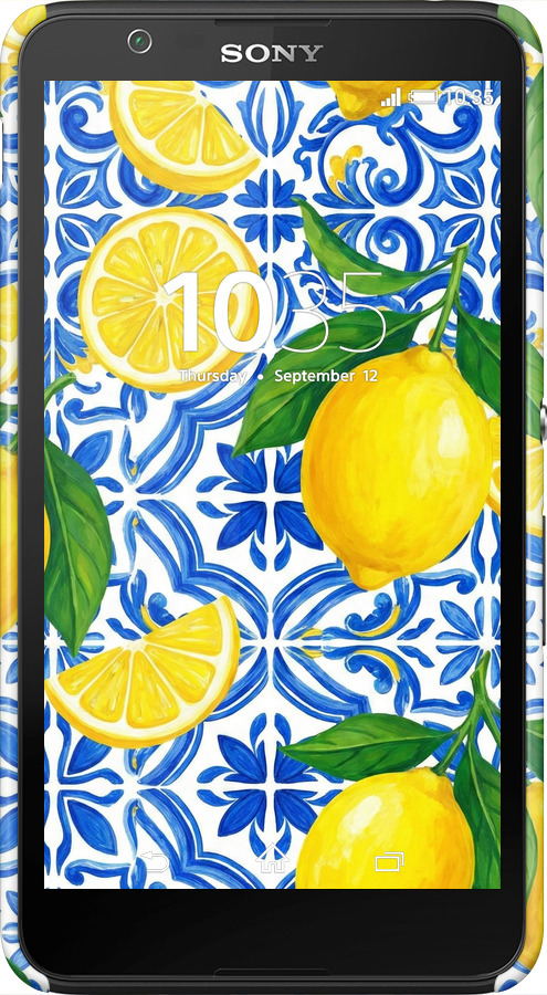 3D пластиковий глянцевий чехол Grocery Girl Italian Summer для Sony Xperia E4 Dual E2115 - 6766c-87 изображение 