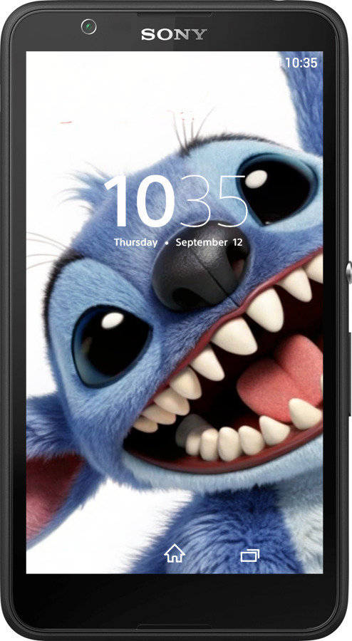 Силіконовий чехол Стіч для Sony Xperia E4 Dual E2115 - 6684u-87 изображение 