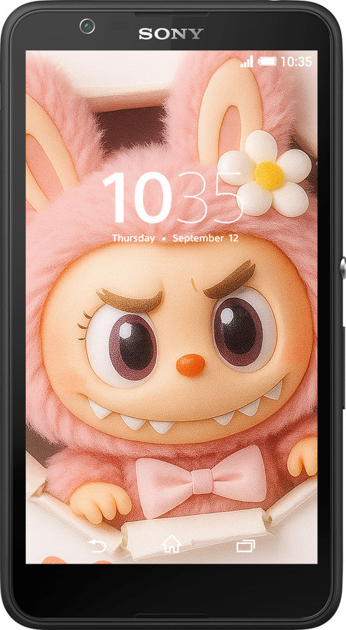 Силиконовый чехол Лабубу 2 для Sony Xperia E4 Dual E2115 - 6710u-87 изображение 
