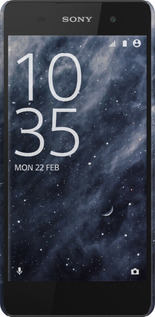 3D пластиковый матовый чехол Голубые облака, Голубая луна для Sony Xperia E5 F3311 - 6398m-458 изображение 