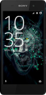 3D пластиковый глянцевый чехол Wolf для Sony Xperia E5 F3311 - 6610c-458 изображение 