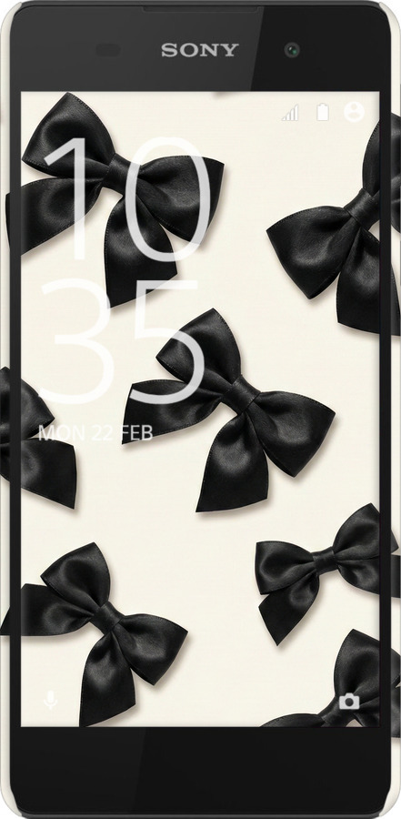 3D пластиковий матовий чехол Dark Coquette для Sony Xperia E5 F3311 - 6765m-458 изображение 