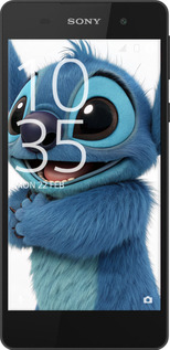 Силиконовый чехол Стич 1 для Sony Xperia E5 F3311 - 6686u-458 изображение 