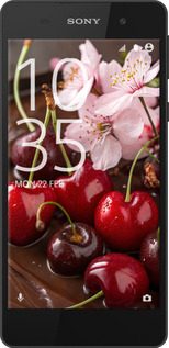 Силіконовий чехол Вишня у шоколаді для Sony Xperia E5 F3311 - 6698u-458 изображение 