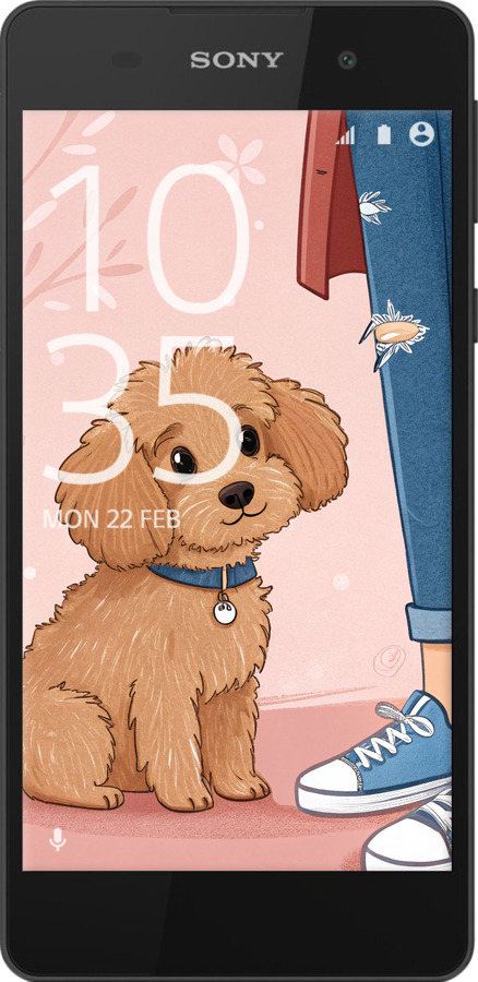 Силиконовый чехол Мальтипу 3 для Sony Xperia E5 F3311 - 6706u-458 изображение 