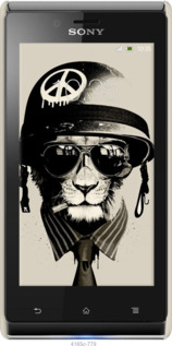 3D пластиковий глянцевий чехол tattoo soldier для Sony Xperia J ST26i - 4165c-779 изображение 