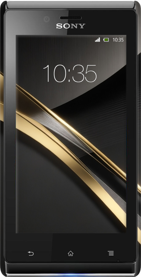 3D пластиковый глянцевый чехол Динамика для Sony Xperia J ST26i - 5836c-779 изображение 