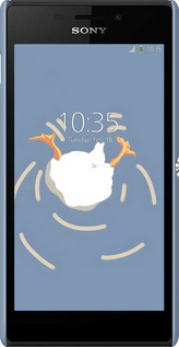 3D пластиковий матовий чехол Гусь ныряет для Sony Xperia M2 dual D2302 - 6275m-61 изображение 