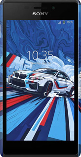 3D пластиковый глянцевый чехол БМВ для Sony Xperia M2 dual D2302 - 6292c-61 изображение 