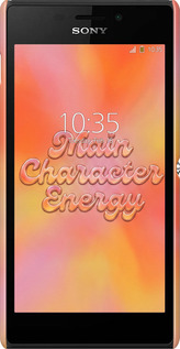 3D пластиковый глянцевый чехол Aura Gradient Main Character Energy Aesthetic Y2K для Sony Xperia M2 dual D2302 - 6783c-61 изображение 