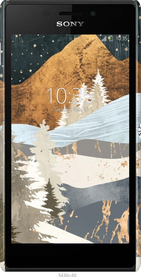 3D пластиковий глянцевий чехол № 5430 для Sony Xperia M2 D2305 - 5430c-60 изображение 