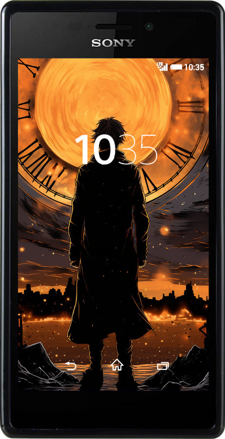 Силіконовий чехол Чохол для телефону для Sony Xperia M2 dual D2302 - 5950u-61 изображение 