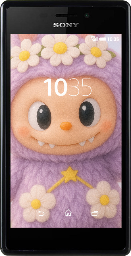 Силіконовий чехол Лабубу 1 для Sony Xperia M2 dual D2302 - 6709u-61 изображение 