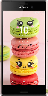 3D пластиковый матовый чехол Печенье для Sony Xperia M4 Aqua E2312 - 6693m-162 изображение 