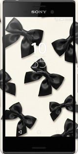 3D пластиковий матовий чехол Dark Coquette для Sony Xperia M4 Aqua E2312 - 6765m-162 изображение 