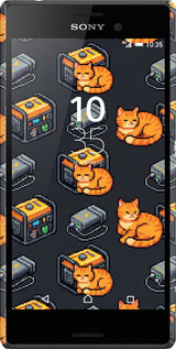 3D пластиковый матовый чехол Autonomous Zone для Sony Xperia M4 Aqua E2312 - 6771m-162 изображение 