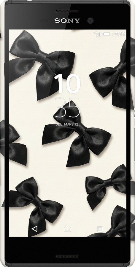 3D пластиковий матовий чехол Dark Coquette для Sony Xperia M4 Aqua E2312 - 6765m-162 изображение 