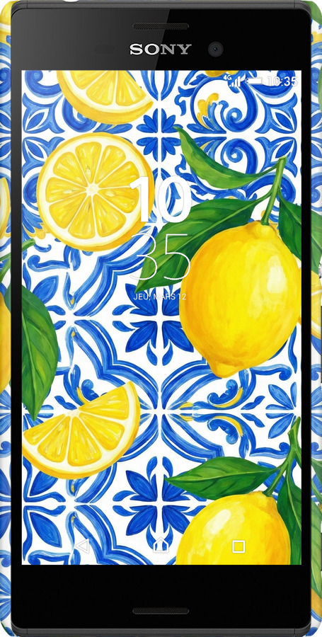 3D пластиковый матовый чехол Grocery Girl Italian Summer для Sony Xperia M4 Aqua E2312 - 6766m-162 изображение 