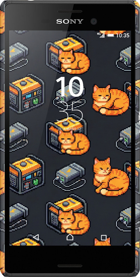 3D пластиковый матовый чехол Autonomous Zone для Sony Xperia M4 Aqua E2312 - 6771m-162 изображение 