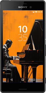 2D пластиковый чехол Чехол для телефона Мужчина за Роялем для Sony Xperia M4 Aqua E2312 - 5938t-162 изображение 