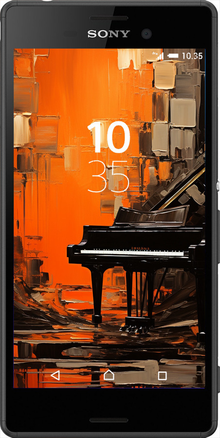 2D пластиковый чехол Чехол для телефона Оранжевый Рояль для Sony Xperia M4 Aqua E2312 - 5937t-162 изображение 