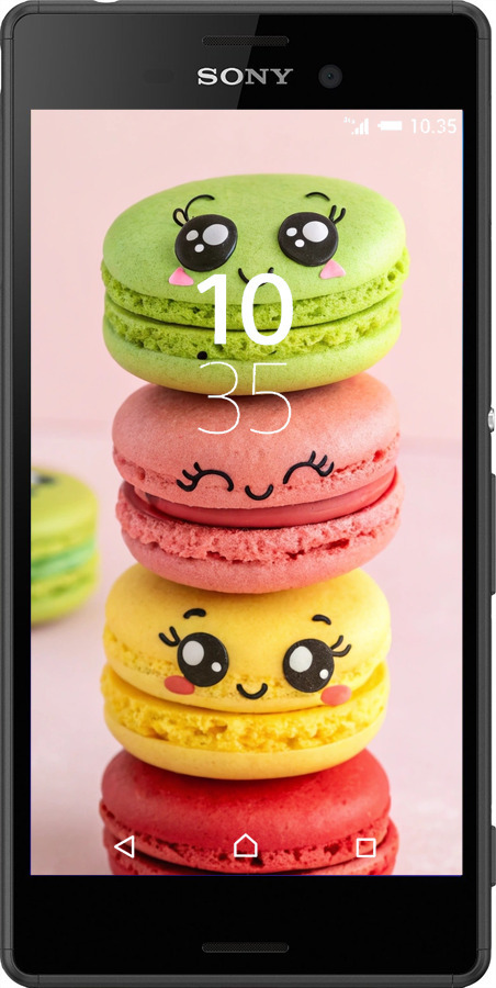 2D пластиковий чехол Печиво для Sony Xperia M4 Aqua E2312 - 6693t-162 изображение 