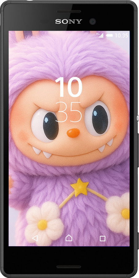 Силиконовый чехол Лабубу для Sony Xperia M4 Aqua E2312 - 6708u-162 изображение 