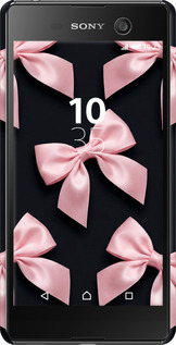 3D пластиковый глянцевый чехол Coquette Ribbons Dark Coquette для Sony Xperia M5 E5633 - 6767c-217 изображение 