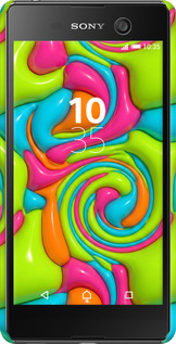 3D пластиковый матовый чехол Y2K Jelly Dream для Sony Xperia M5 E5633 - 6780m-217 изображение 