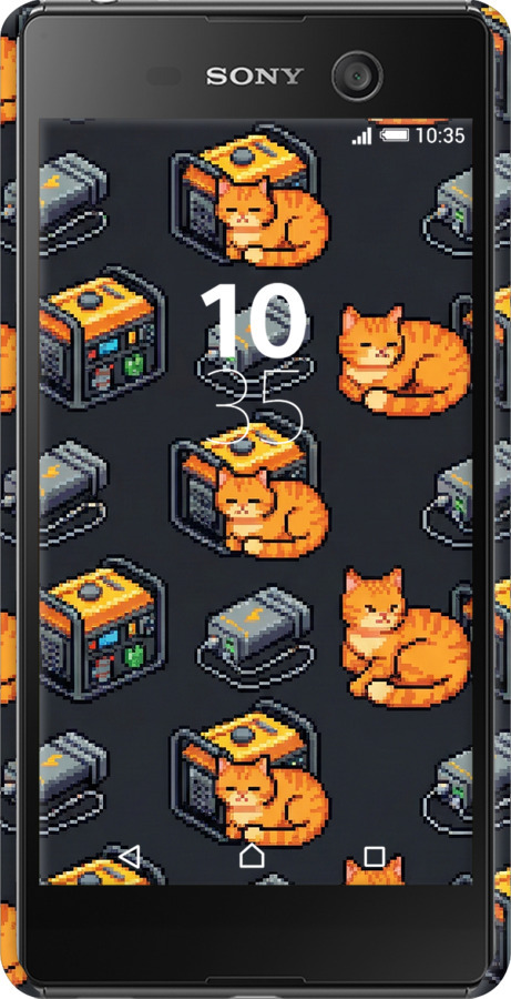 3D пластиковый глянцевый чехол Autonomous Zone для Sony Xperia M5 E5633 - 6771c-217 изображение 