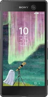 Силиконовый чехол Привидение и звезды для Sony Xperia M5 E5633 - 6443u-217 изображение 