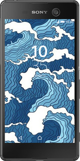 Силиконовый чехол Абстрактный рисунок морских волн для Sony Xperia M5 E5633 - 6538u-217 изображение 