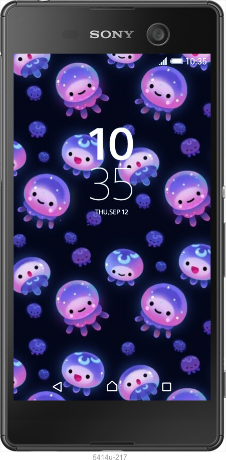 Силиконовый чехол № 5414 для Sony Xperia M5 E5633 - 5414u-217 изображение 