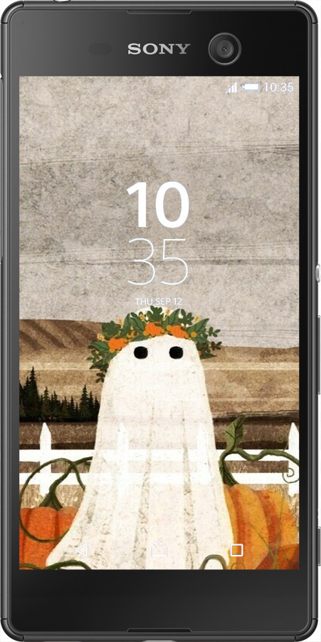 Силіконовий чехол Привид для Sony Xperia M5 E5633 - 6245u-217 изображение 
