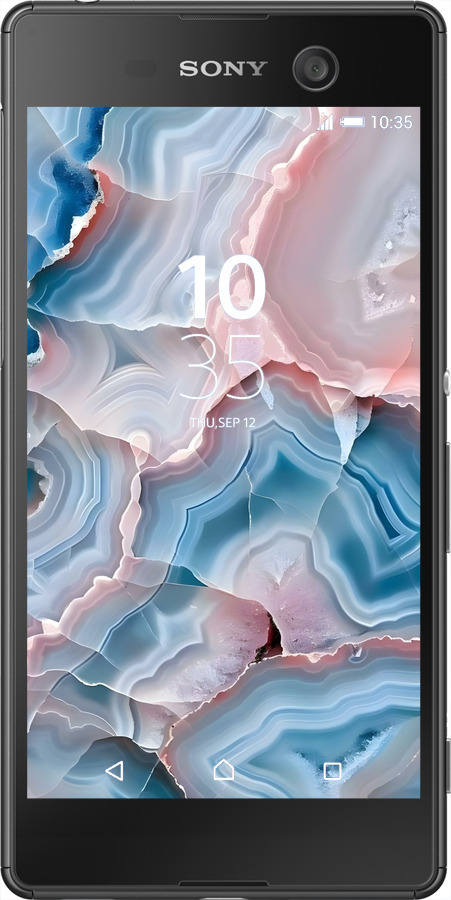 Силіконовий чехол Мрамор для Sony Xperia M5 E5633 - 6306u-217 изображение 