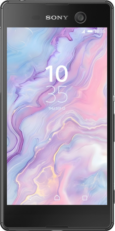 Силиконовый чехол Нежный мрамор для Sony Xperia M5 E5633 - 6310u-217 изображение 