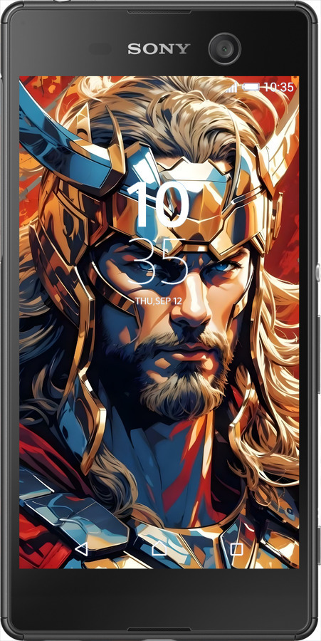 Силиконовый чехол Тор для Sony Xperia M5 E5633 - 6384u-217 изображение 