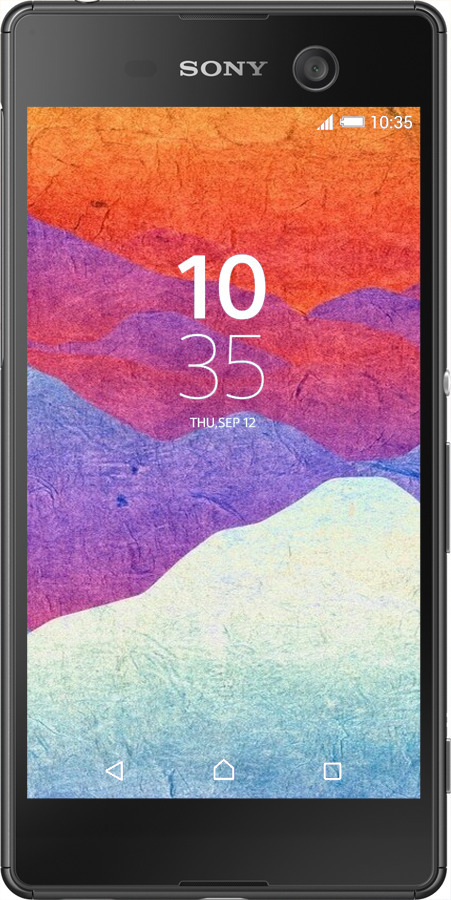 Силіконовий чехол Гірський захід сонця для Sony Xperia M5 E5633 - 6479u-217 изображение 