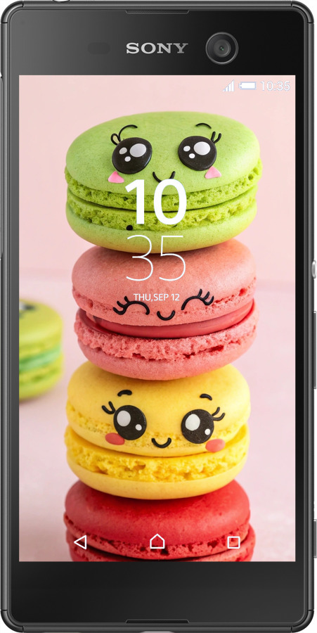 Силиконовый чехол Печенье для Sony Xperia M5 E5633 - 6693u-217 изображение 
