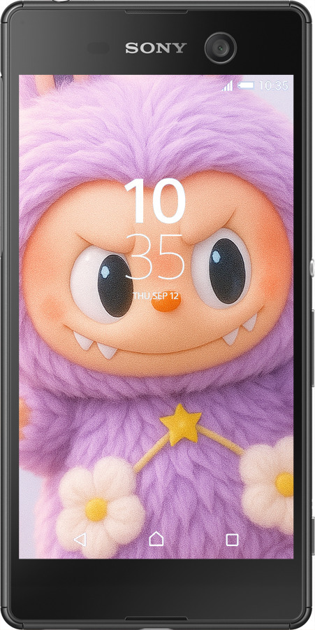 Силиконовый чехол Лабубу для Sony Xperia M5 E5633 - 6708u-217 изображение 